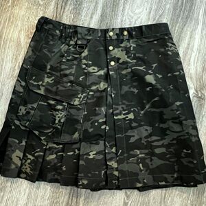 5.11 Tactical Black and Gray Cargo Mini Kilt